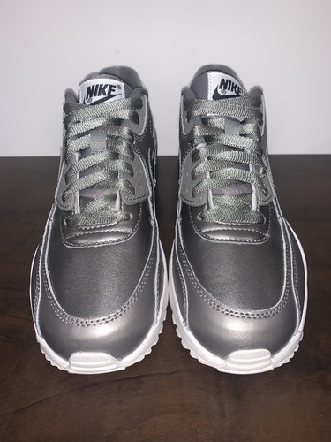 Nike Air Max 90 LTR SE GG (Metallic Pewter) (U.S. Size 6Y) | eBay