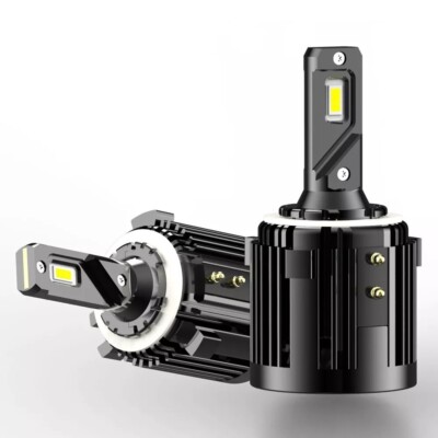 VW Golf MK6 MK7 - H7 COB LED Headlight Bulbs Kit 7600 Lumens Canbus 72W HID G2