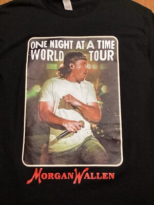 Morgan Wallen One Night At A Time 2024 Tour Shirt Size M