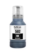 1 PK 127ml T502 Black ink bottle compatible w...
