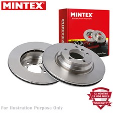 For Hyundai Kia Brake Discs Pair Rear Solid 272 mm Diameter MDC2797C Mintex