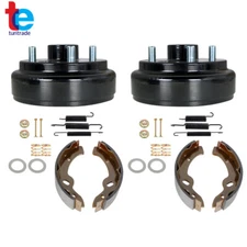 Rear Brake hub Drums Brake Shoe Spring Kit For EZGO TXT Golf Carts Electric 96+