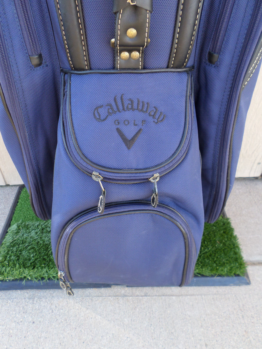 Callaway Cart Golf Bag 6 Way Divider, Blue and Black | eBay