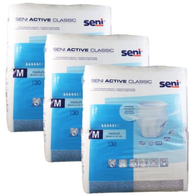 Seni Active Classic Inkontinenzslip 3 x 30 Stück Größe M