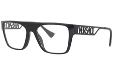 Versace VE3326U 5380 Eyeglasses Frame Men's Black Full Rim Rectangle Shape 55mm
