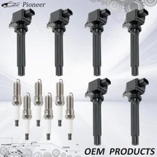 UF562 6X Ignition Coil+Spark Plug For Suzuki SX4 Grand Vitara 2006-2009 L4 2.0L