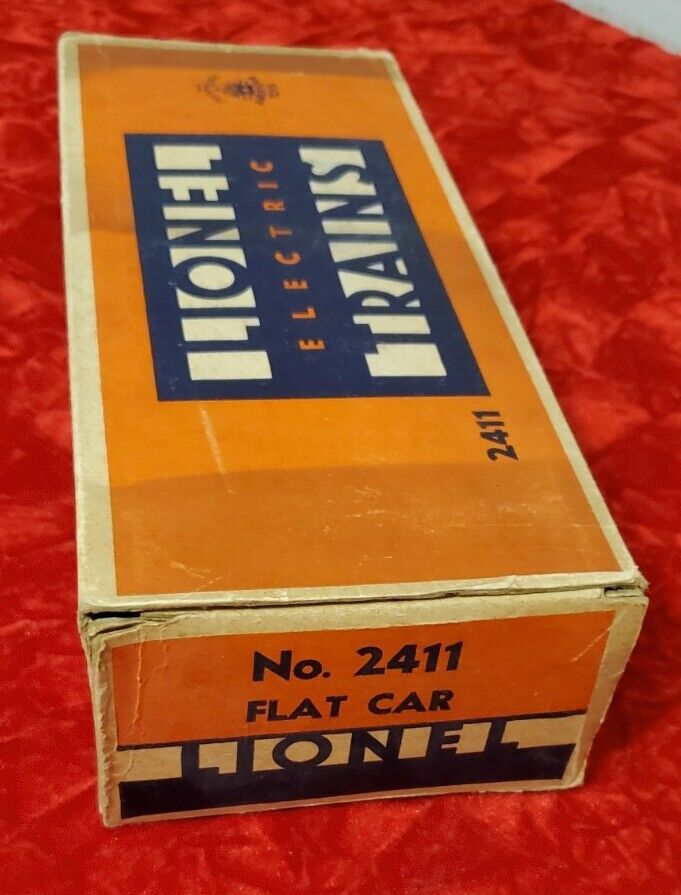 1940s Lionel 2411 Log Flat Car BOX only  