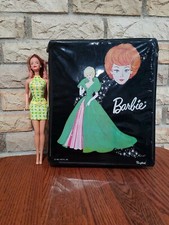 1963 Black Barbie Ponytail Carrying Case with Doll