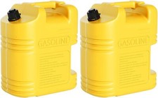5 Gallon Gas Can Durable Fuel Containers with View Stripe for Diesel  Gasoline