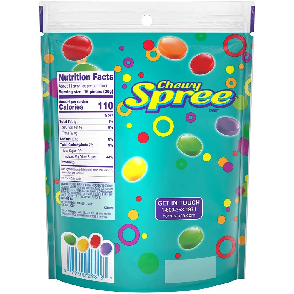 SPREE Wonka Chewy Candy 12oz Bag | eBay