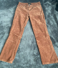 Talbots Brown Caramel Corduroy Straight Leg Pant Size 2