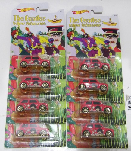 Hot Wheels The Beatles Morris Mini Lot of 8 - Picture 2 of 4