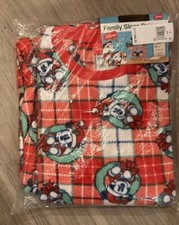 Disney Boys Mickey Mouse Plaid PJ Set Family Sleep Pajamas Christmas