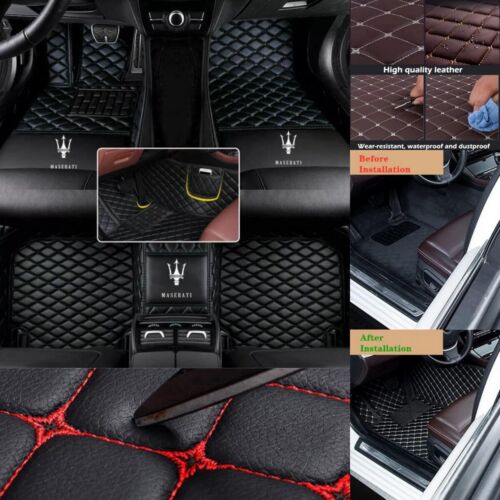 For Maserati Levante Grecale Car Floor Mats Carpets Cargo Rugs Waterproof New - Picture 2 of 23