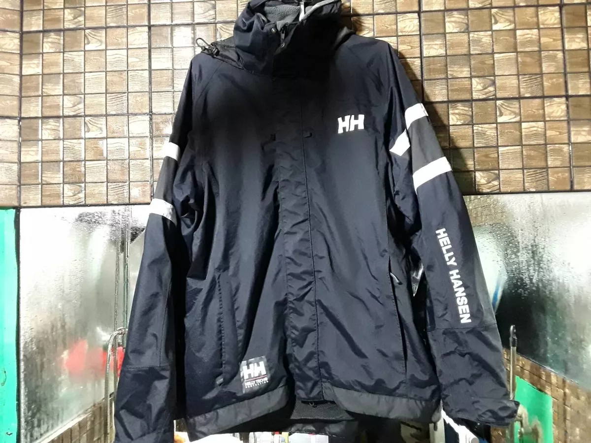 HELLY HANSEN NORWAY BRAND TEAM men size L WATERPROOF JACKET
