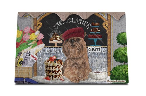 Brussels Griffon Jigsaw Puzzle, 500-piece with reusable Tin, from painting by Ma - Picture 2 of 3