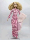Pink Fur Evening Dress Outfit Gown Barbie Model Muse Size Fashion Royalty FR