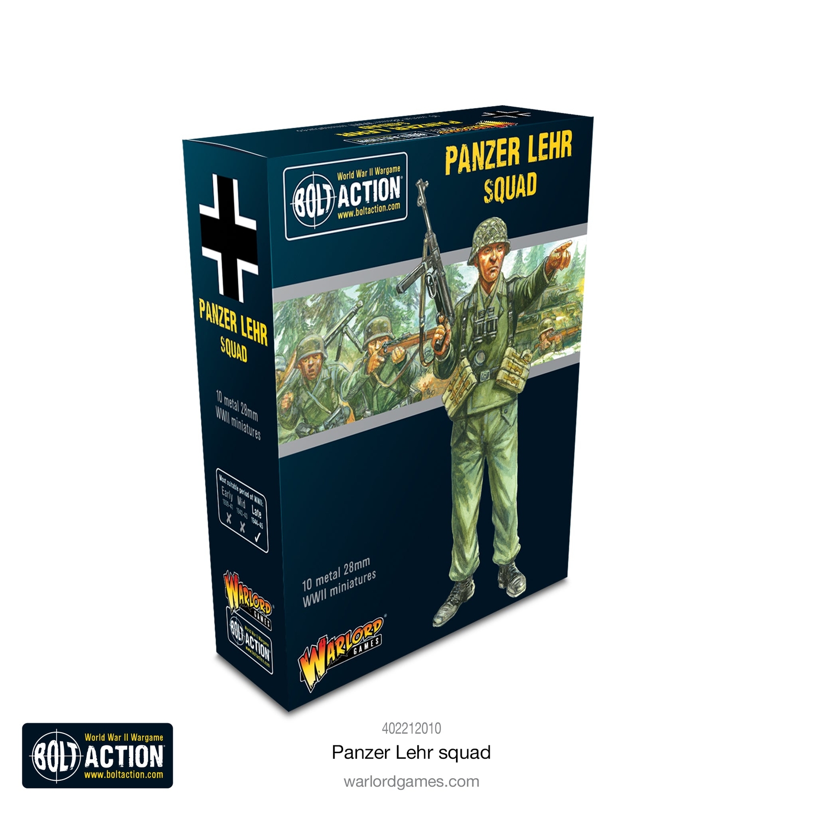 Panzer Lehr Squad - 28mm Scale Metal Miniatures for Bolt Action by Warlord Games