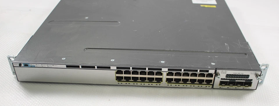 Cisco Catalyst 3750X Series WS-C3750X-24T-S V01 Switch C3KX-NM-10G Module 1*PSU - Image 2 of 4