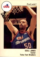 1989-90 ProCards CBA #143 Tulsa Fast Breakers Ozell Jones Cal State - Fullerton 
