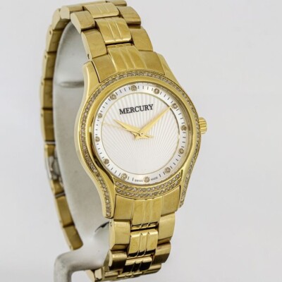 MERCURY ME320-GG-D-1, 34 mm, Gehäuse mit 126 SI-Diamanten, 0,70 ct.