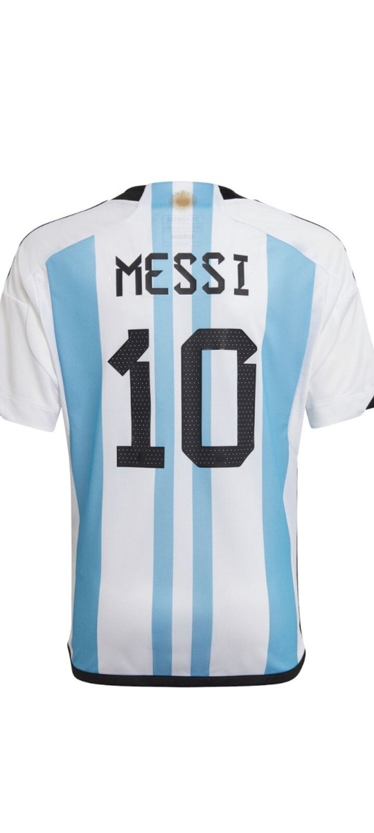 NWT Adidas Climalite Argentina 2022 Lionel Messi Jersey Mens XXL