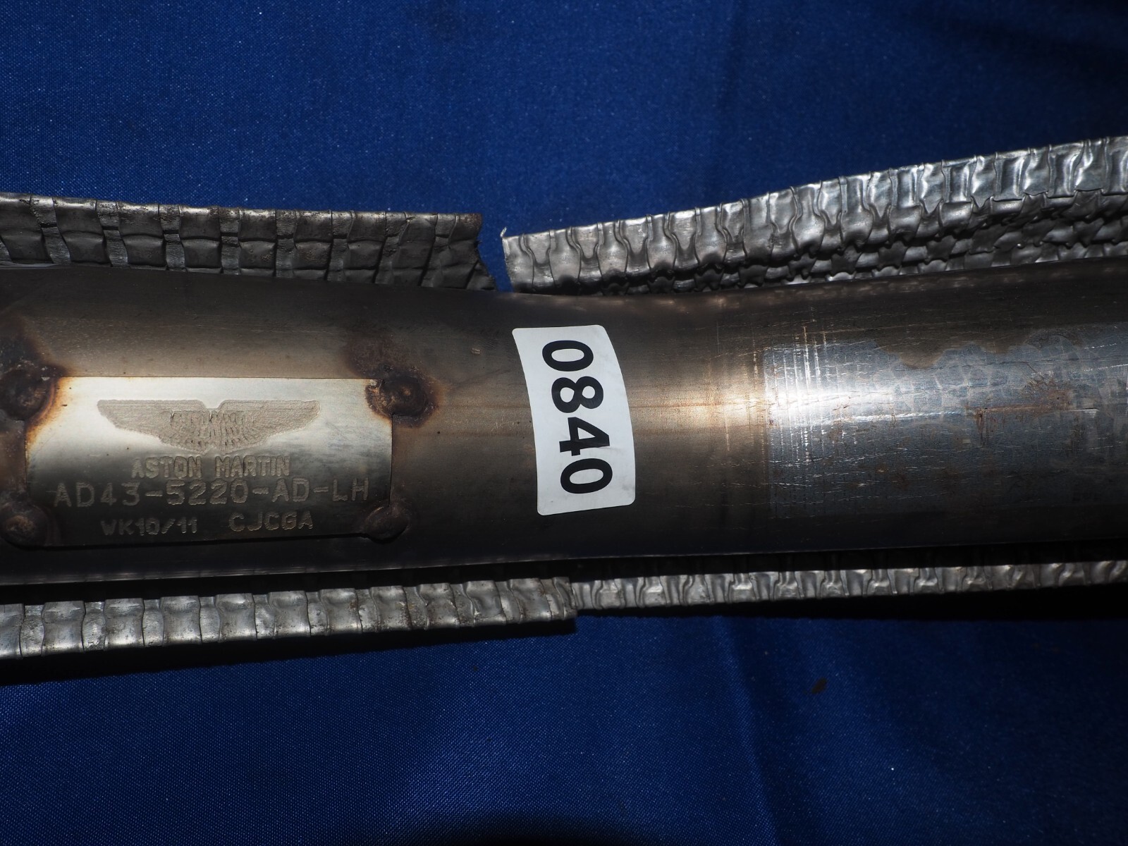 2010-2020 Aston Martin Rapide Driver Left Exhaust Intermediate Pipe Heat Shield