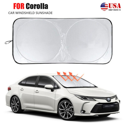 For Toyota Corolla Car Windshield Sun Shade Window Heat UV Block Visor Cover