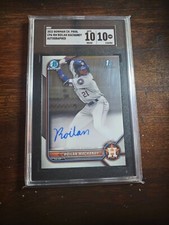 2022 Bowman Chrome Roilan Machandy 1st Prospect Auto SGC 10/10 Gem Mint SP