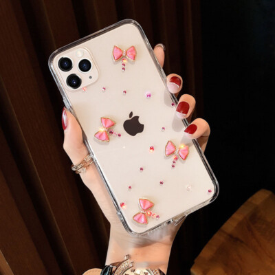 transparente Schleife  für iPhone 15 7 8 XR XS MAX 11 12 13 14 Pro Plus