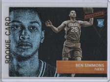 BEN SIMMONS ROOKIE CARD Aficionado Basketball $$ PREMIUM RC Philadelphia 76ers