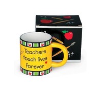 Teachers Touch Lives Forever Coffee Mug Great Teacher's Gift, New, Free Shipping on sale Teachers Touch Lives Forever Coffee Mug Great Teacher's Gift, New, Free Shipping on sale