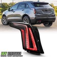 2017-2021 Cadillac Xt5 W Sport Package Black Led Tail Light Lamp Driver Side 2017-2021 Cadillac Xt5 W Sport Package Black Led Tail Light Lamp Driver Side