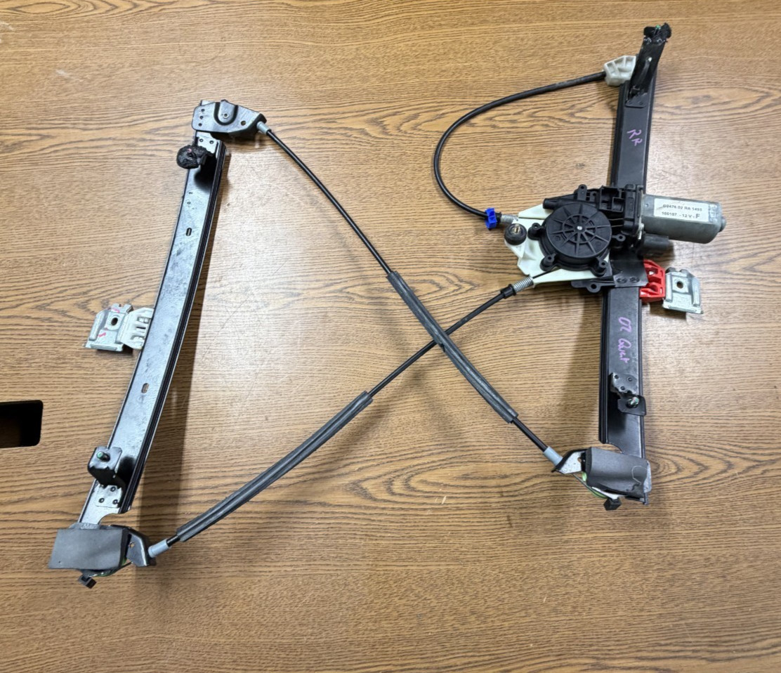2003-2013 Maserati Quattroporte Right Rear Window Glass Regulator & Motor OEM