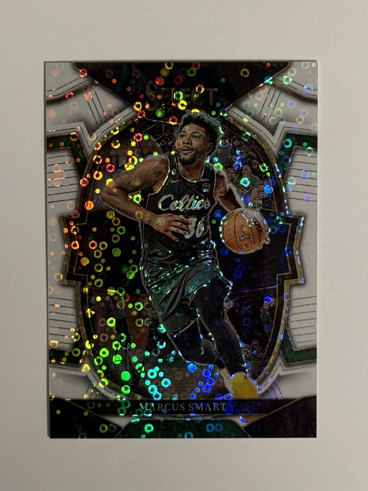 2022-23 Select Marcus Smart #35 Concourse White Disco /75 - Boston Celtics