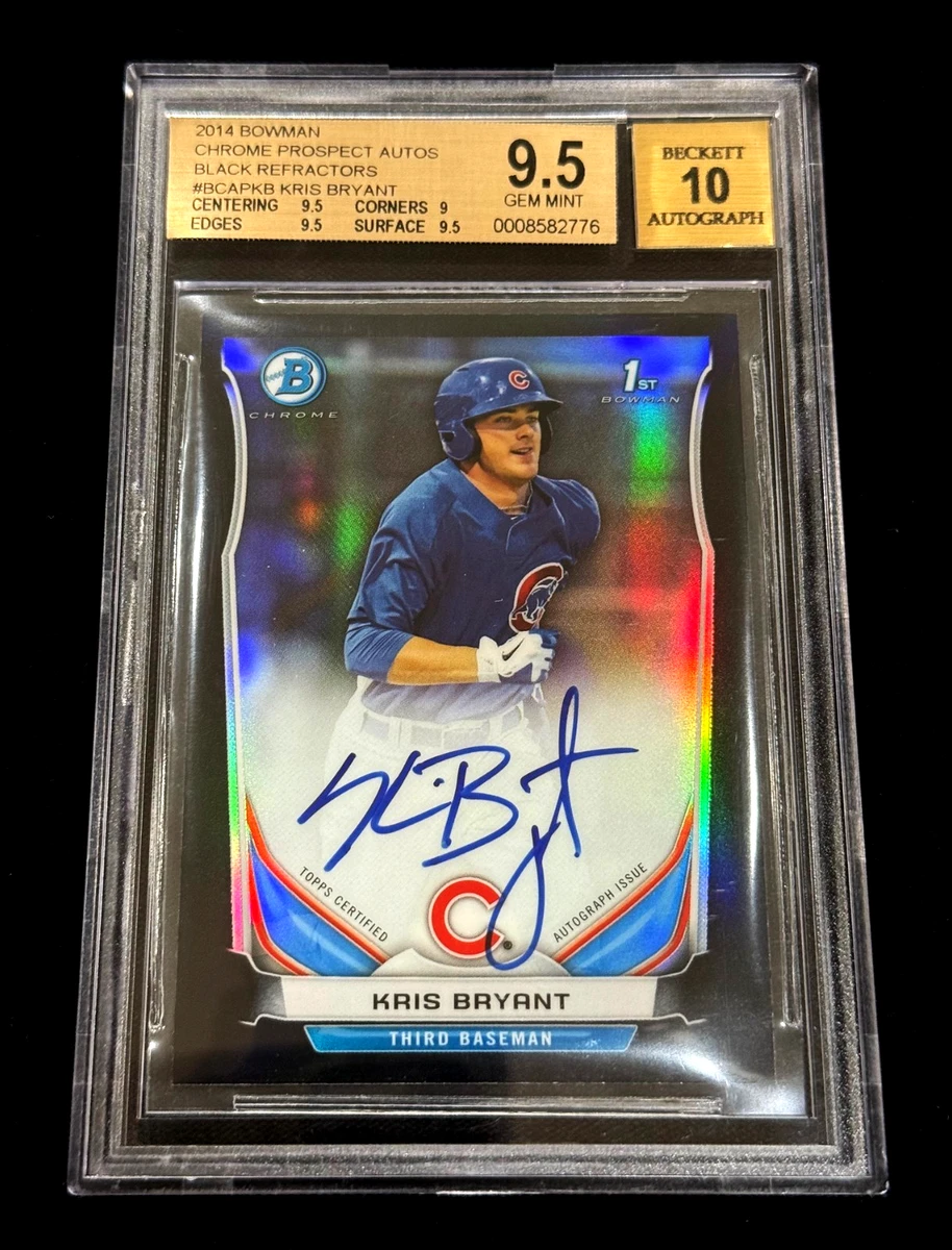 Kris Bryant 10 Graded Baseball Sports Trading Cards & Accessories
