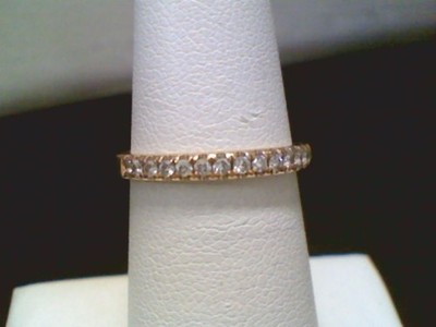 Lady's Diamond Wedding Band 14 Diamonds .14 Carat T.W. 18K Rose Gold (ECG011104)