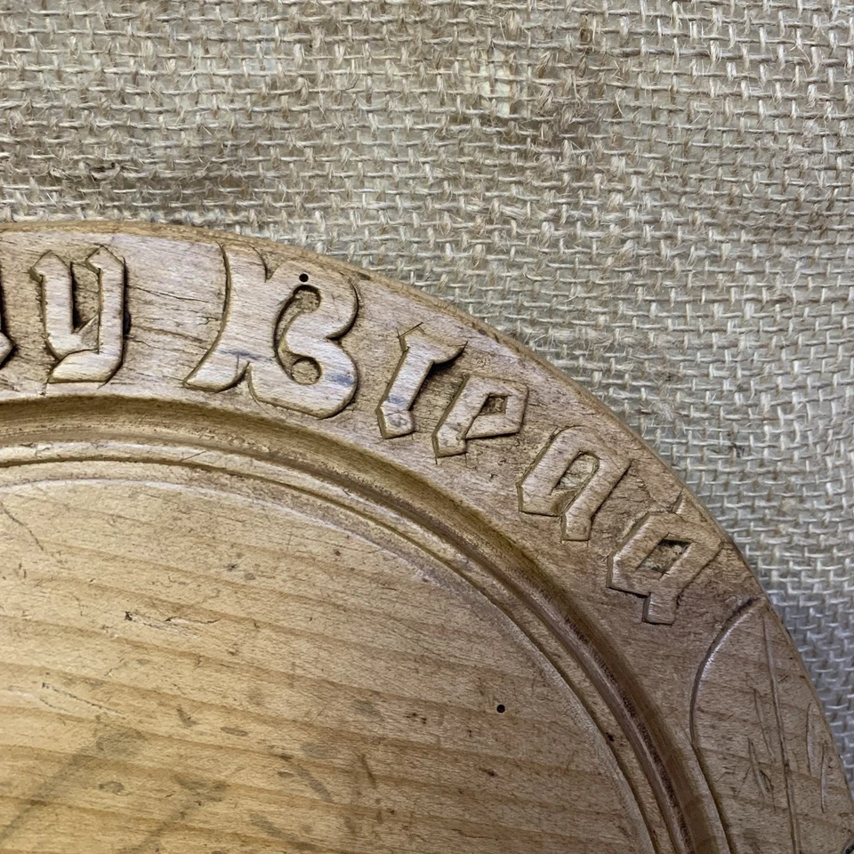 Round Bread Board - Our Daily Bread - Kitchenalia - Cottage - English - Antique - Image 4 of 4