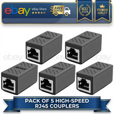 RJ45 Ethernet Coupler Cat6 Cat5e Female to Female LAN Cable Extender