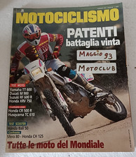 Motociclismo 5 1993 - Yamaha TT 600 - Ducati M 900 - Suzuki RF 600 R