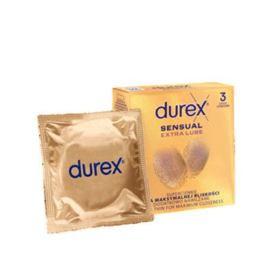 Durex Sensual Extra Lube 3 szt.