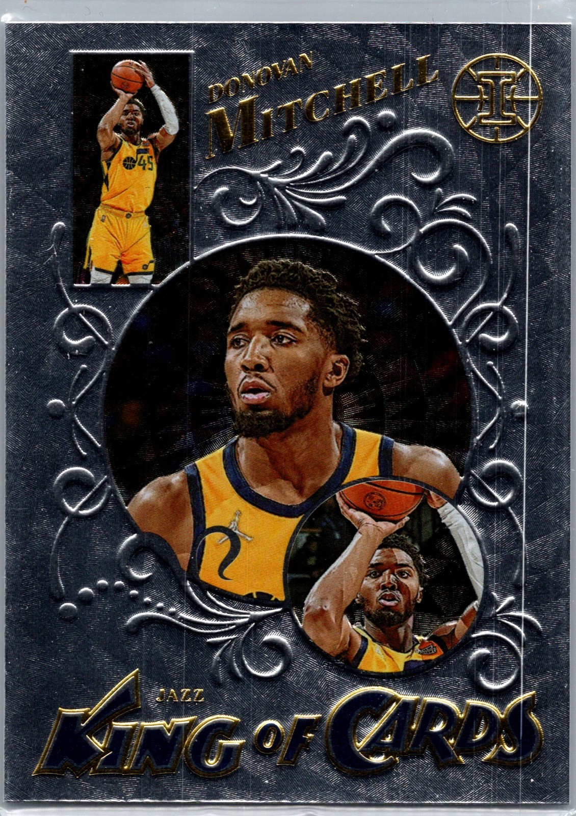 2021-22 Panini Illusions King of Cards Donovan Mitchell Jazz #14