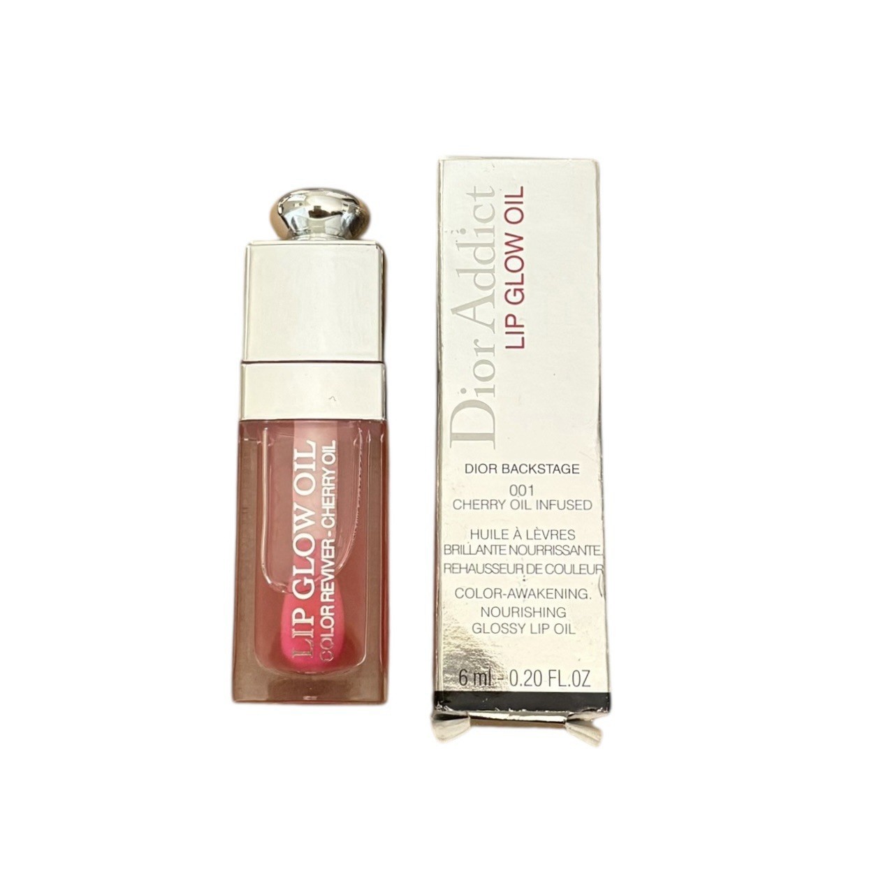 Dior Addict Lip Glow Oil .20 fl oz in Shade 001 Pink-image