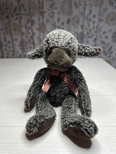 Vintage Russ Berrie “ Lil Trubbles “ Soft Plush Lamb Brown 14”