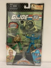 GI Joe 25th Anniversary Comic Pack  Duke & Cobra Commander  NEW  MOSC