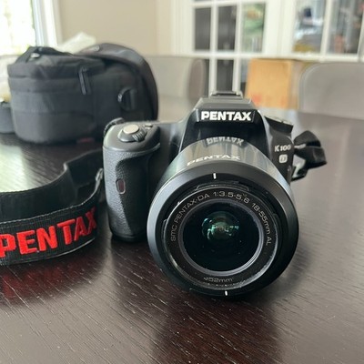 Pentax K100D with SMC Pentax DA 3.5-5.6 18-55mm lens & Tamrac Case
