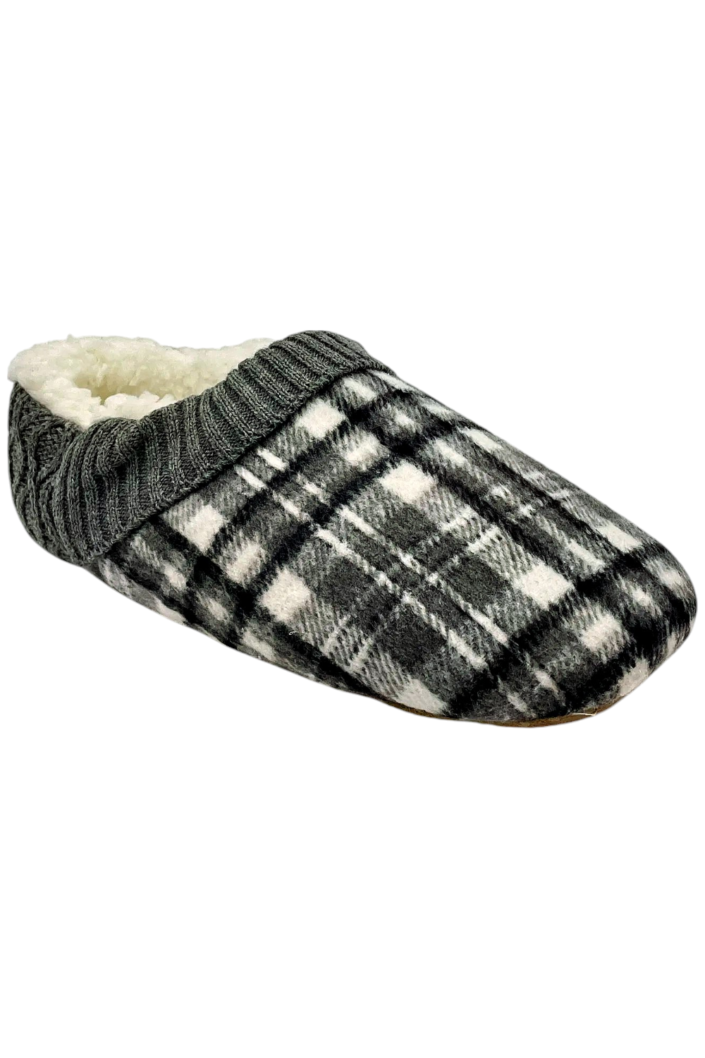 SAOLA MUK LUKS Ciabatta Step In Suola Morbida Flanella Grigio