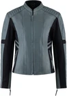 MotoGirl Amelia Leather Grey