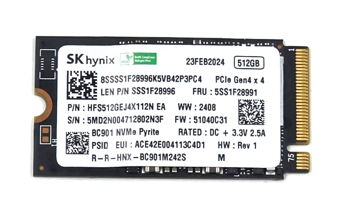 Lenovo 512 GB Solid State Drives for sale | eBay