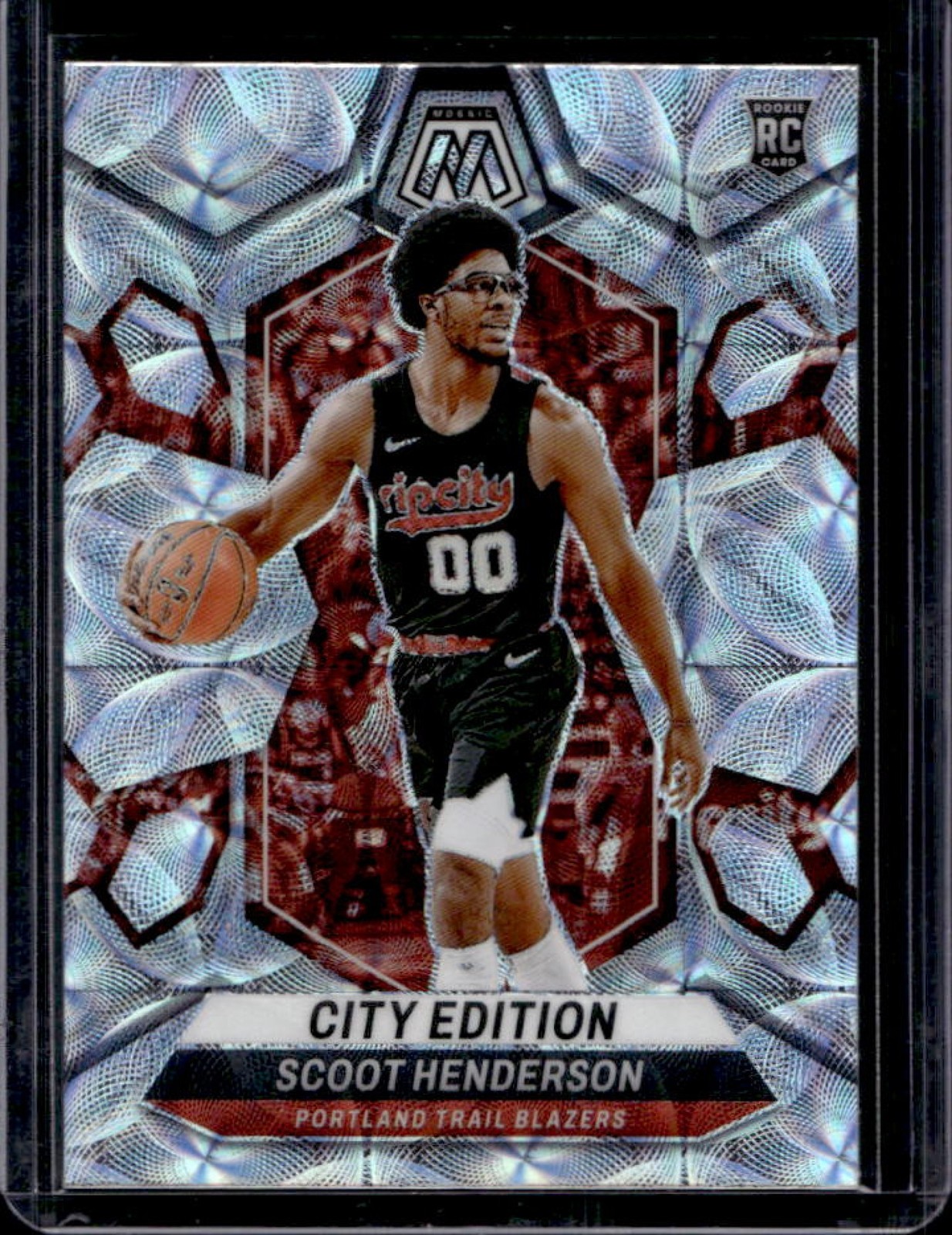 2023-24 Mosaic Scoot Henderson RC International City Edition #275 Trail Blazers